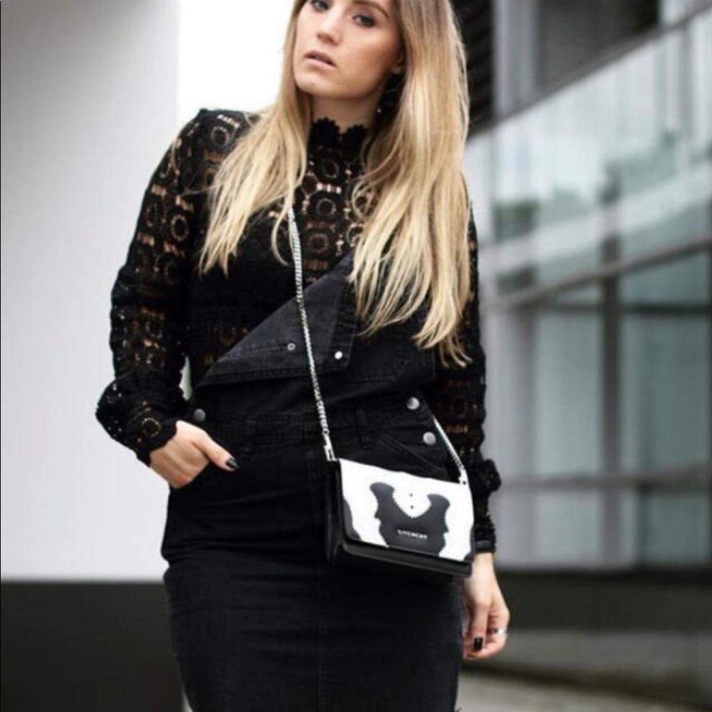Autumn Long Sleeve Black Lace Blouse